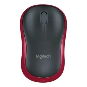 Logitech M185 Wireless Mouse (Red)