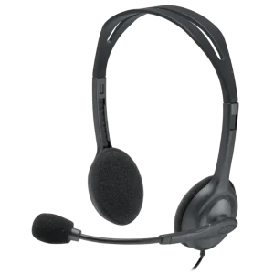 Logitech H111 Wired Stereo Headset – Grey